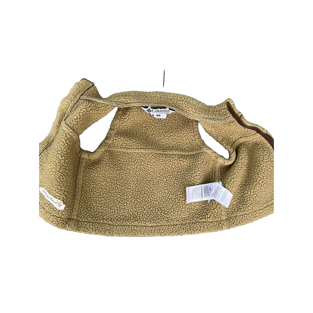 Columbia Brown Faux Shearing Full-Zip Size 18 months Baby Toddler vest A000179 - Picture 4 of 6